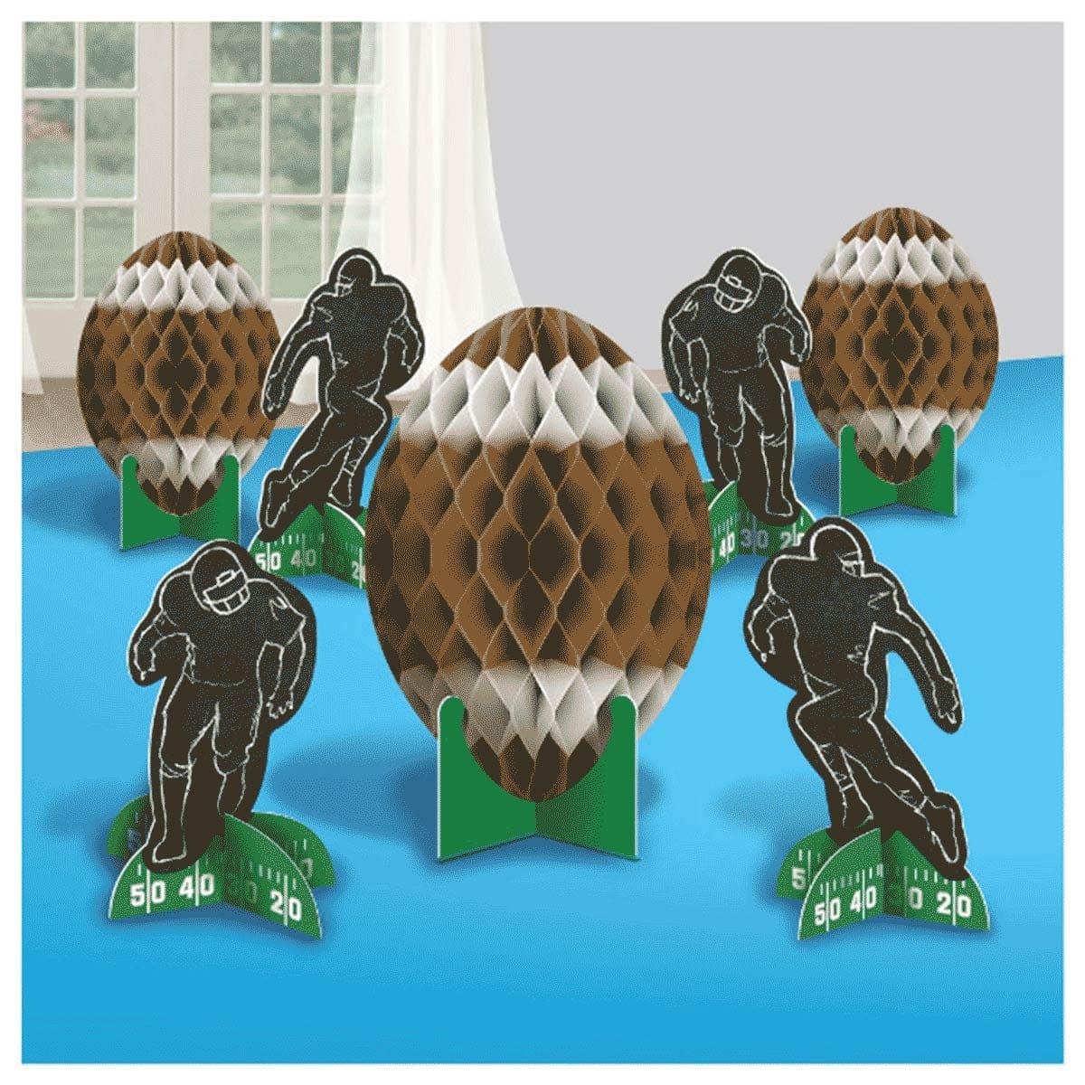 Football Honeycomb Centerpiece