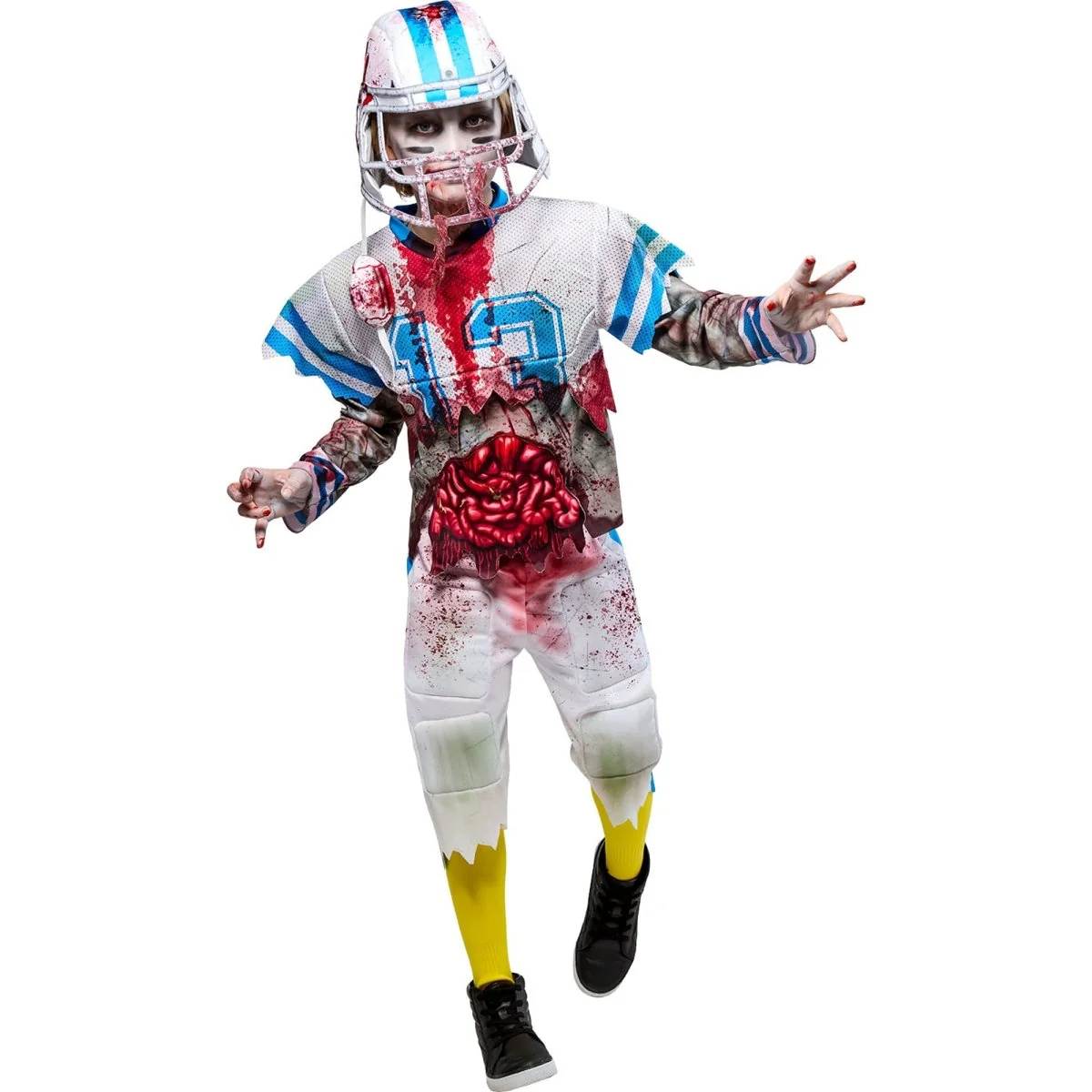 Football Player Zombie Costume for Kids