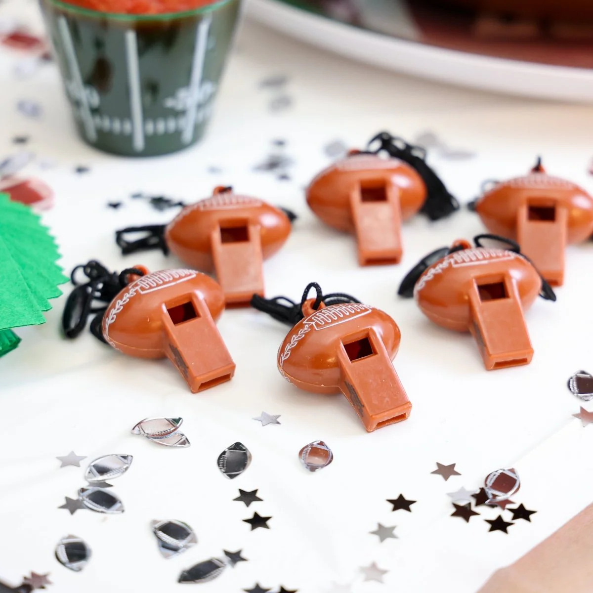 Football Whistles, 12 Count - Image 2