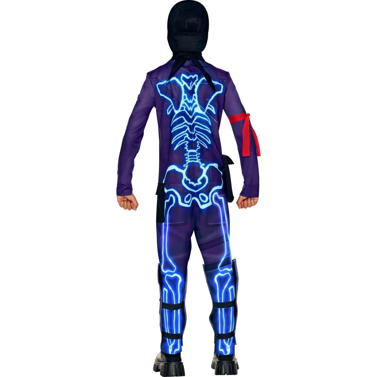 Fortnite Party Trooper Costume for Kids, Jumpsuit, Hood, Bandana, Mask and Accessories - Image 2