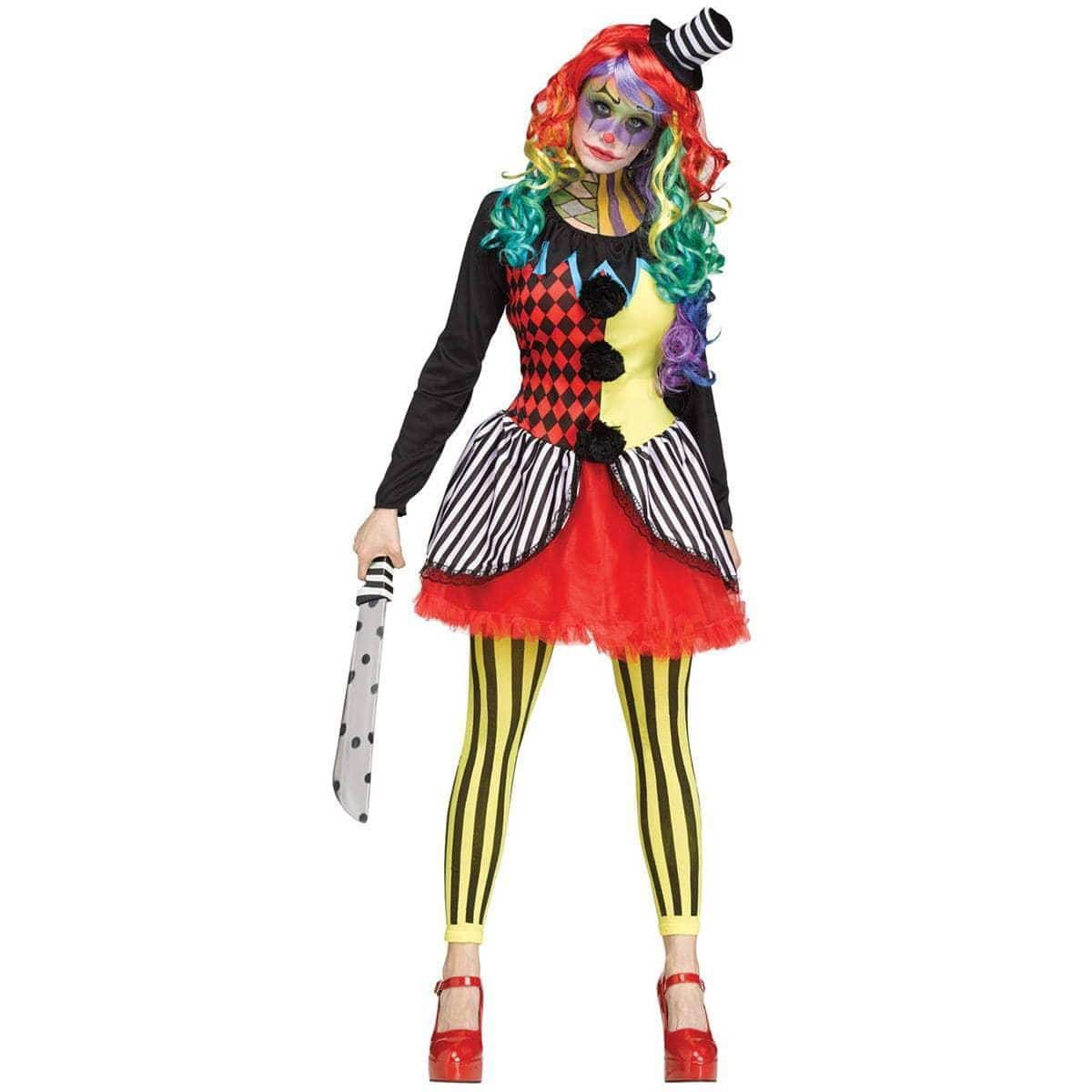 Freak Show Clown Costume for Adults