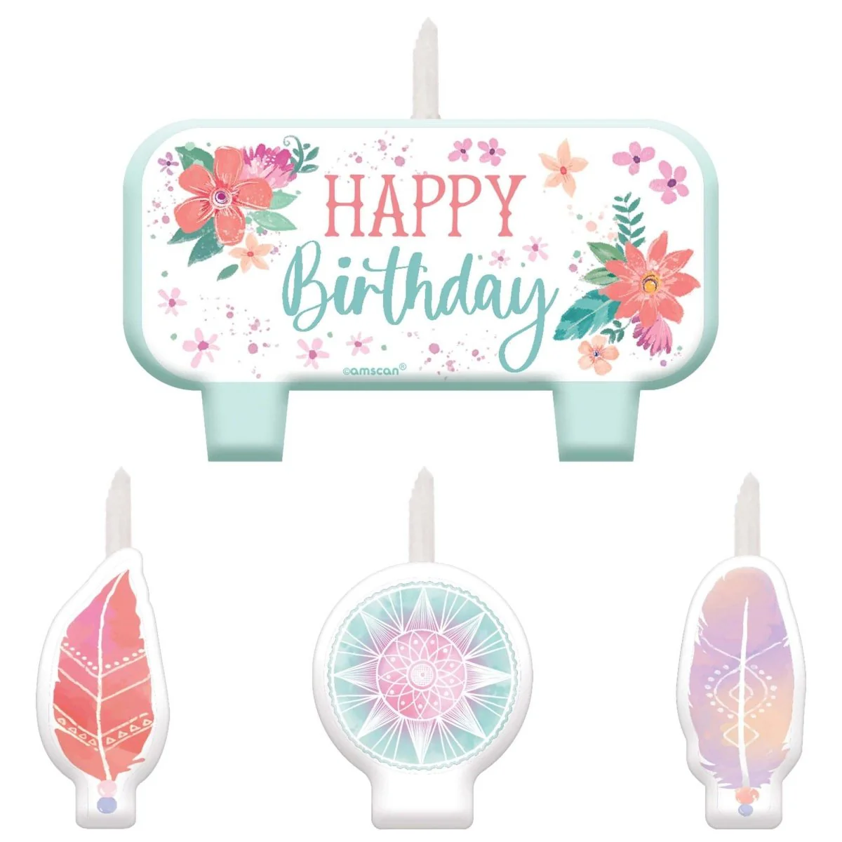 Free Spirit Candle Set, 4 Count