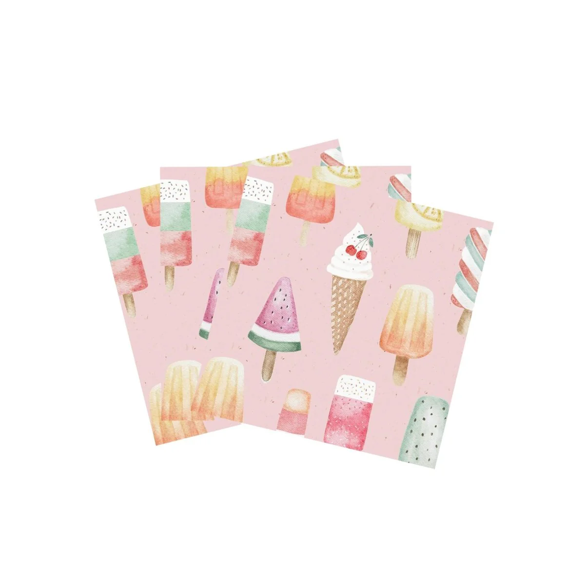 Frosty Delight Birthday Large Lunch Napkins, 16 Count