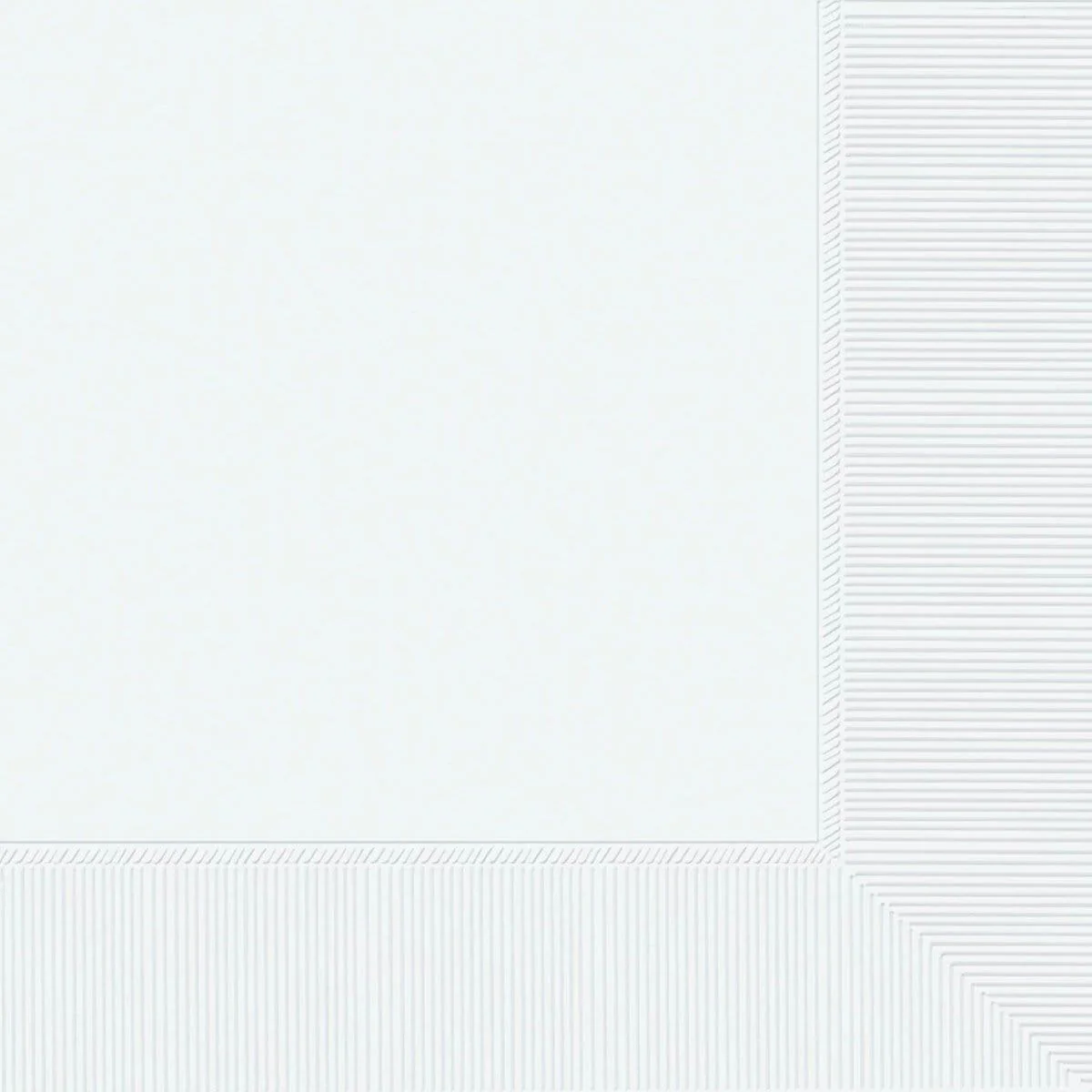 Frosty White Lunch Napkins, 40 Count - Image 2