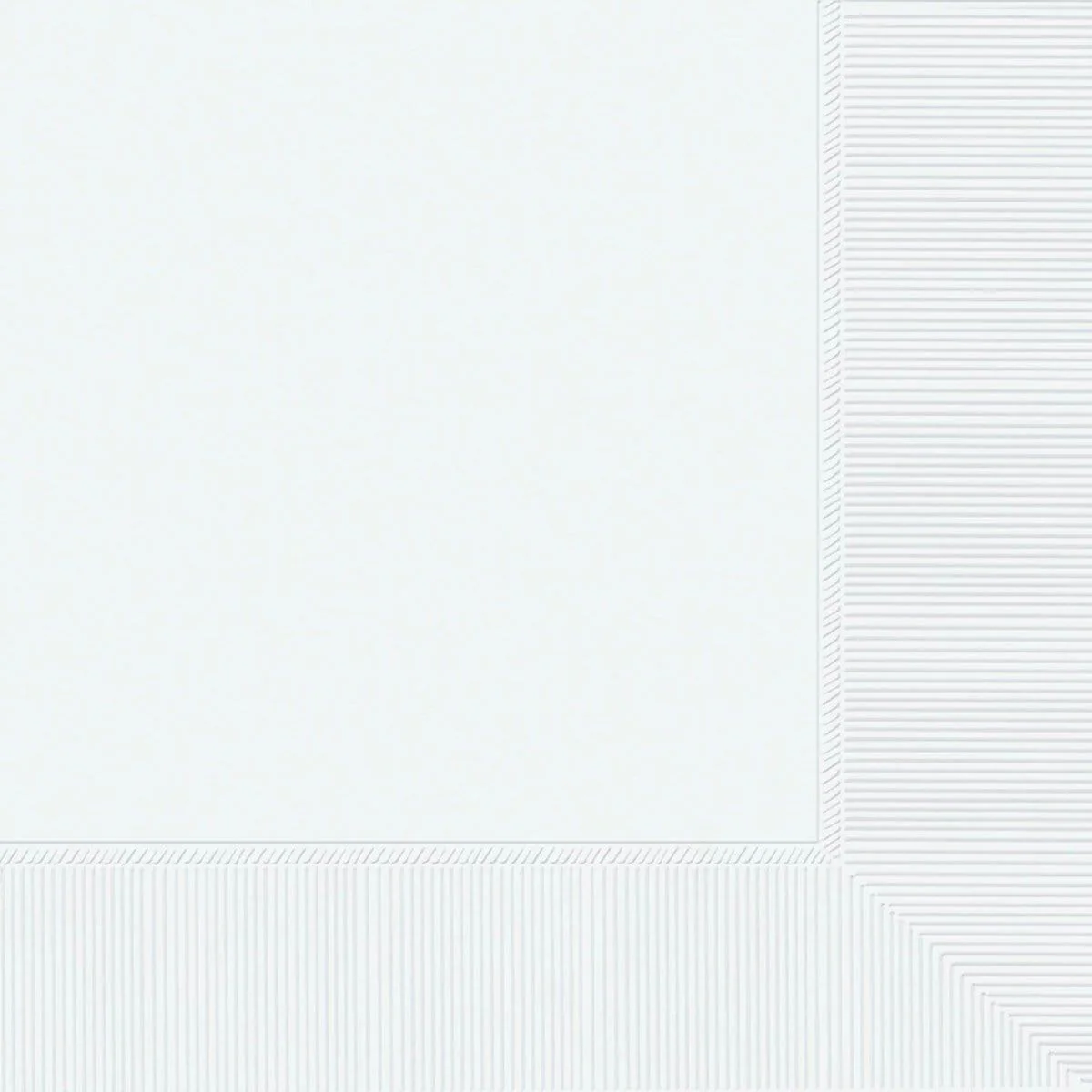 Frosty White Lunch Napkins, 40 Count