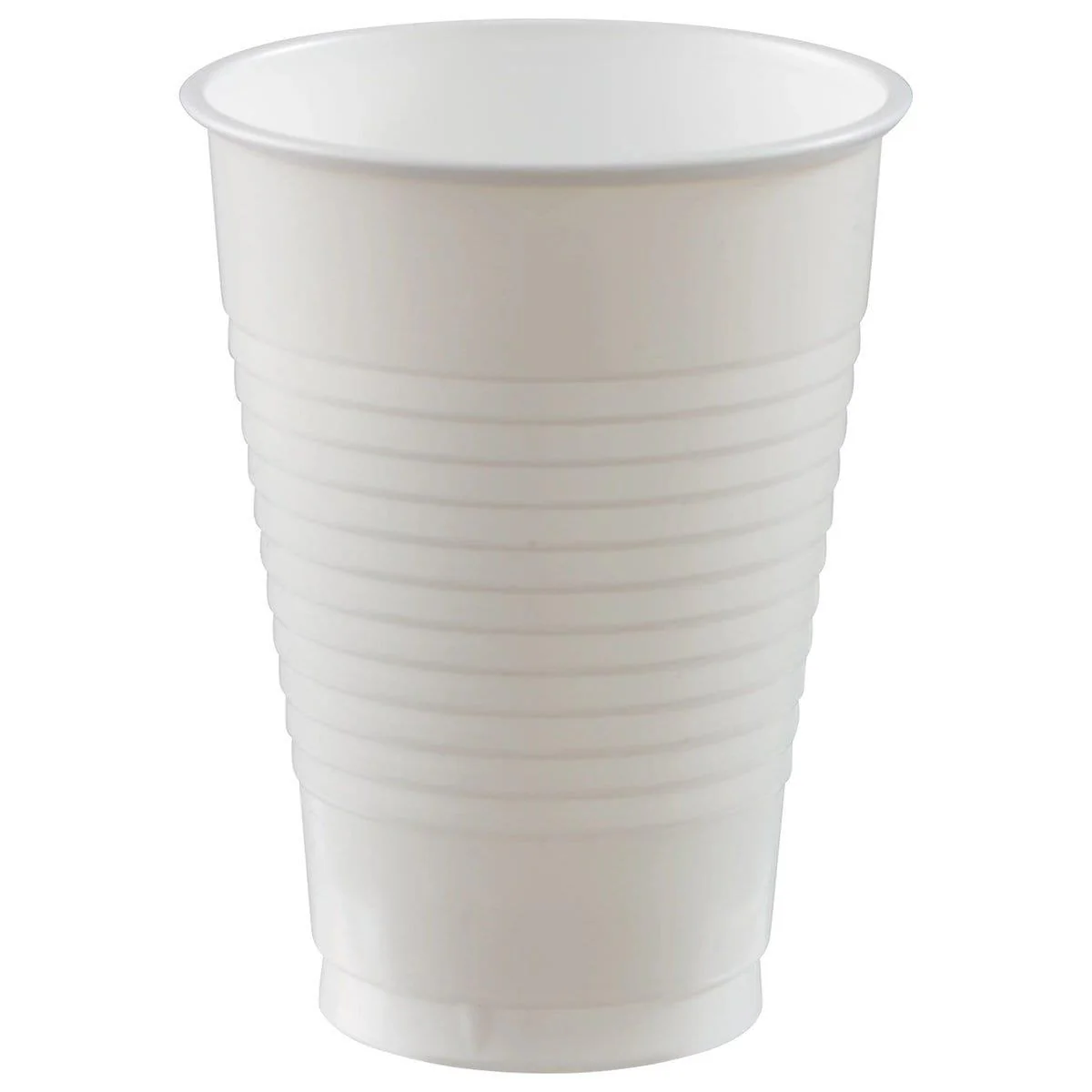 Frosty White Plastic Cups, 12 oz., 50 Count