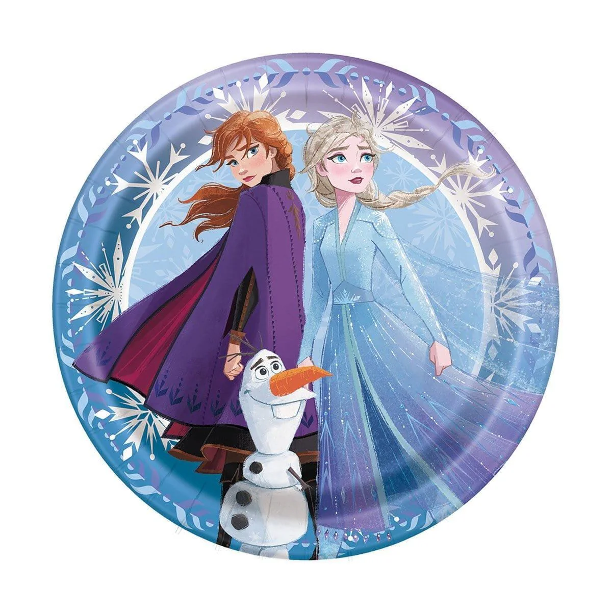 Frozen 2 Dessert Plates 7 inches, 8 per package