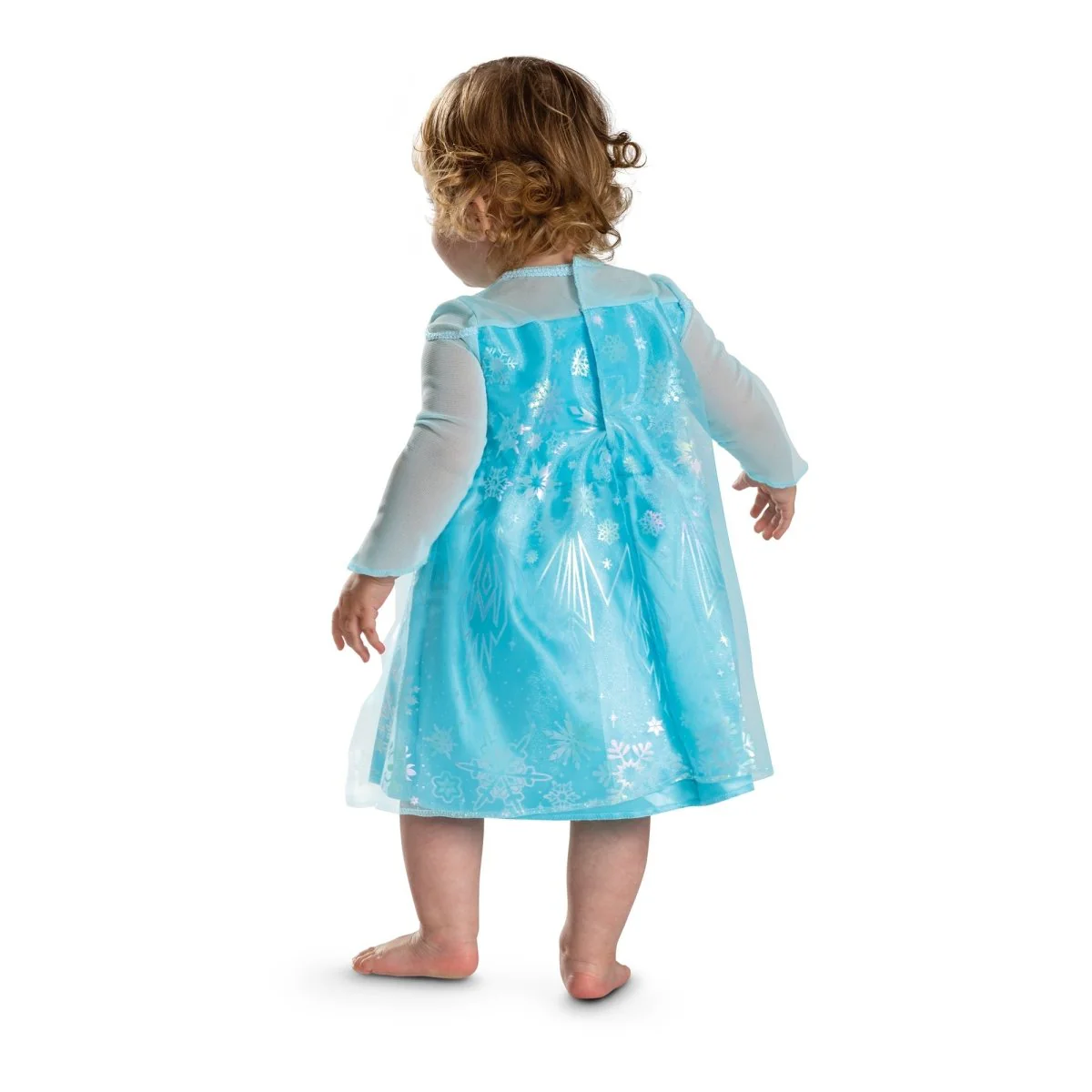 Frozen Elsa Classic Costume for Toddlers, Disney, Blue Dress with Cape - Image 3