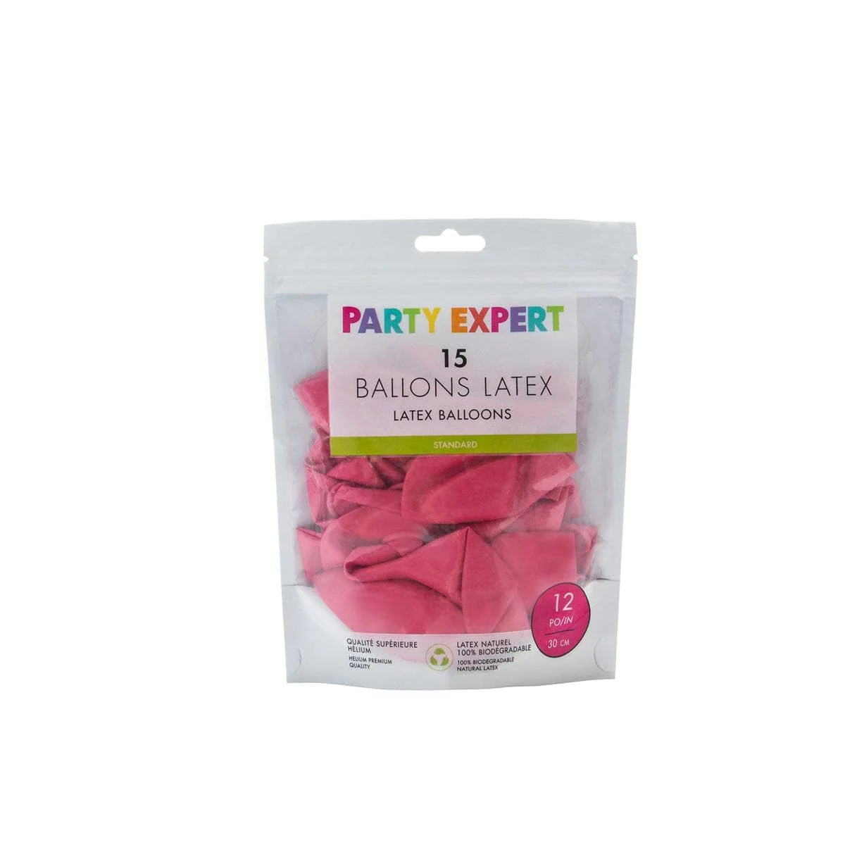 Fuchsia Latex Balloon 12 Inches, 15 Count - Image 3