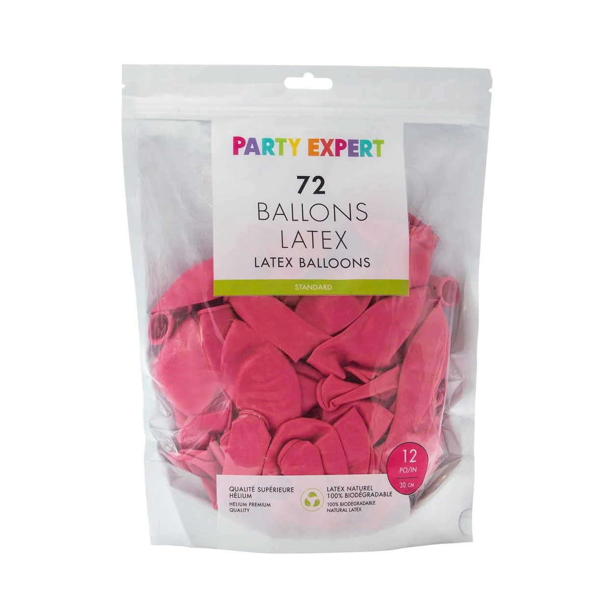 Fuchsia Latex Balloon 12 Inches, 72 Count - Image 3