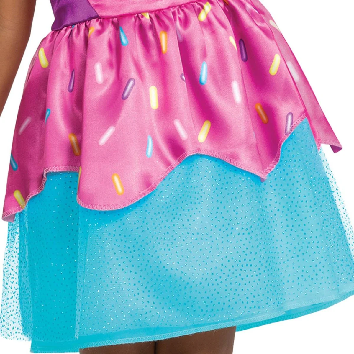 Gabby's Dollhouse Cakey Cat Classic Costume for Toddlers, Blue and Pink Dress - Image 4
