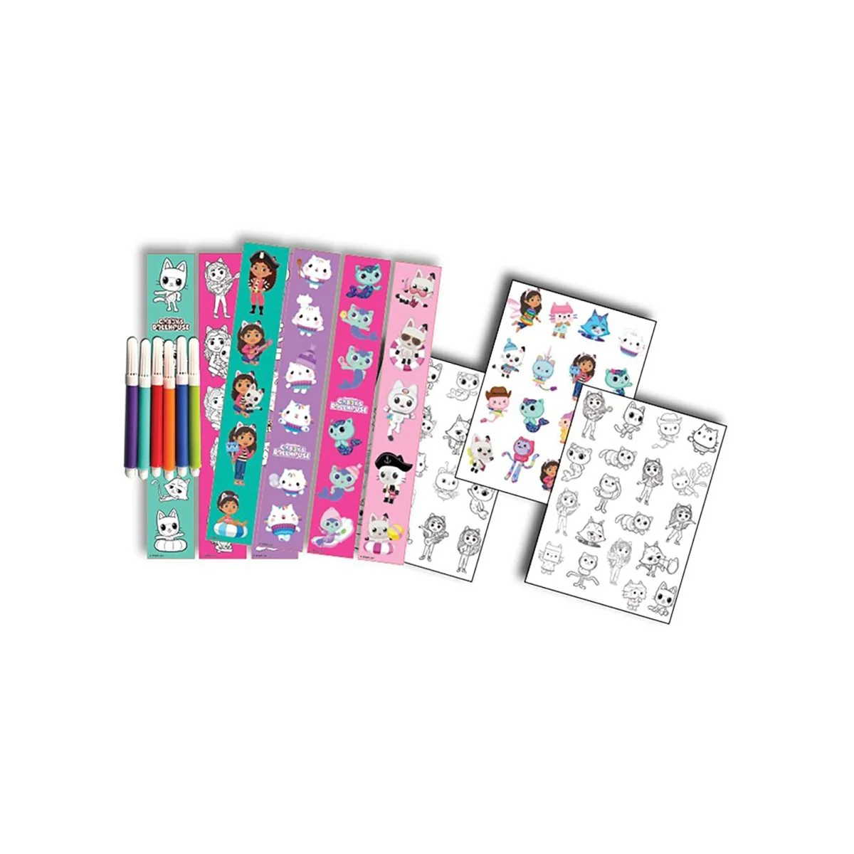 Gabby's Dollhouse Tattoos and Sticker Set, 1 Count - Image 2