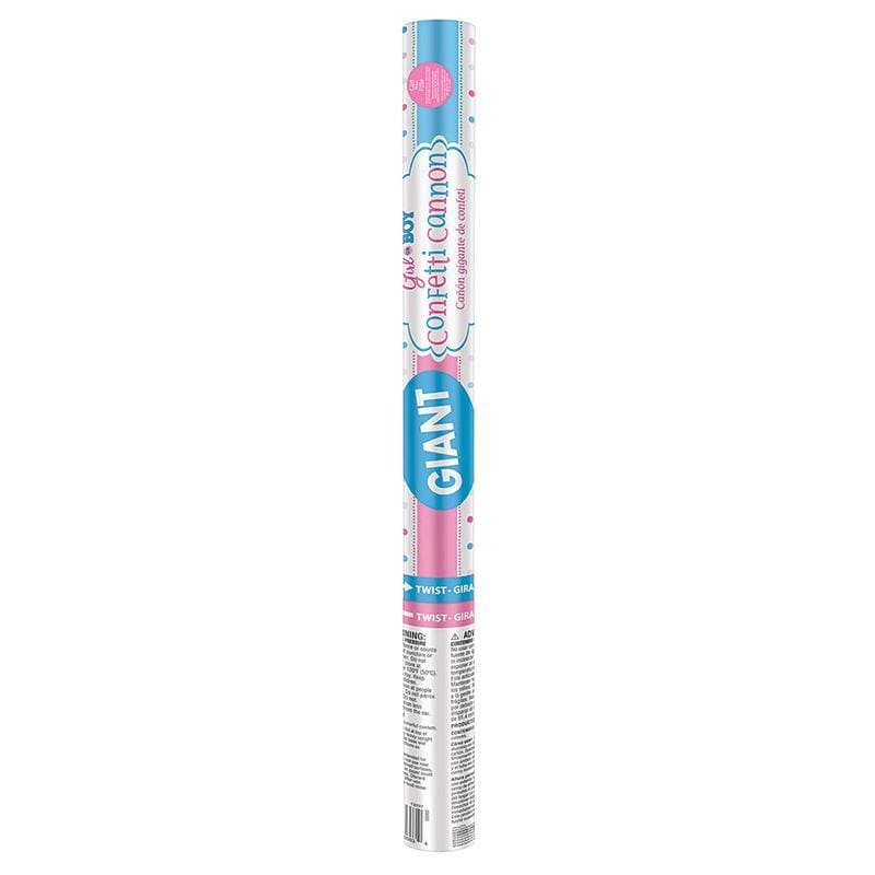 Gender reveal pink giant confettti cannon