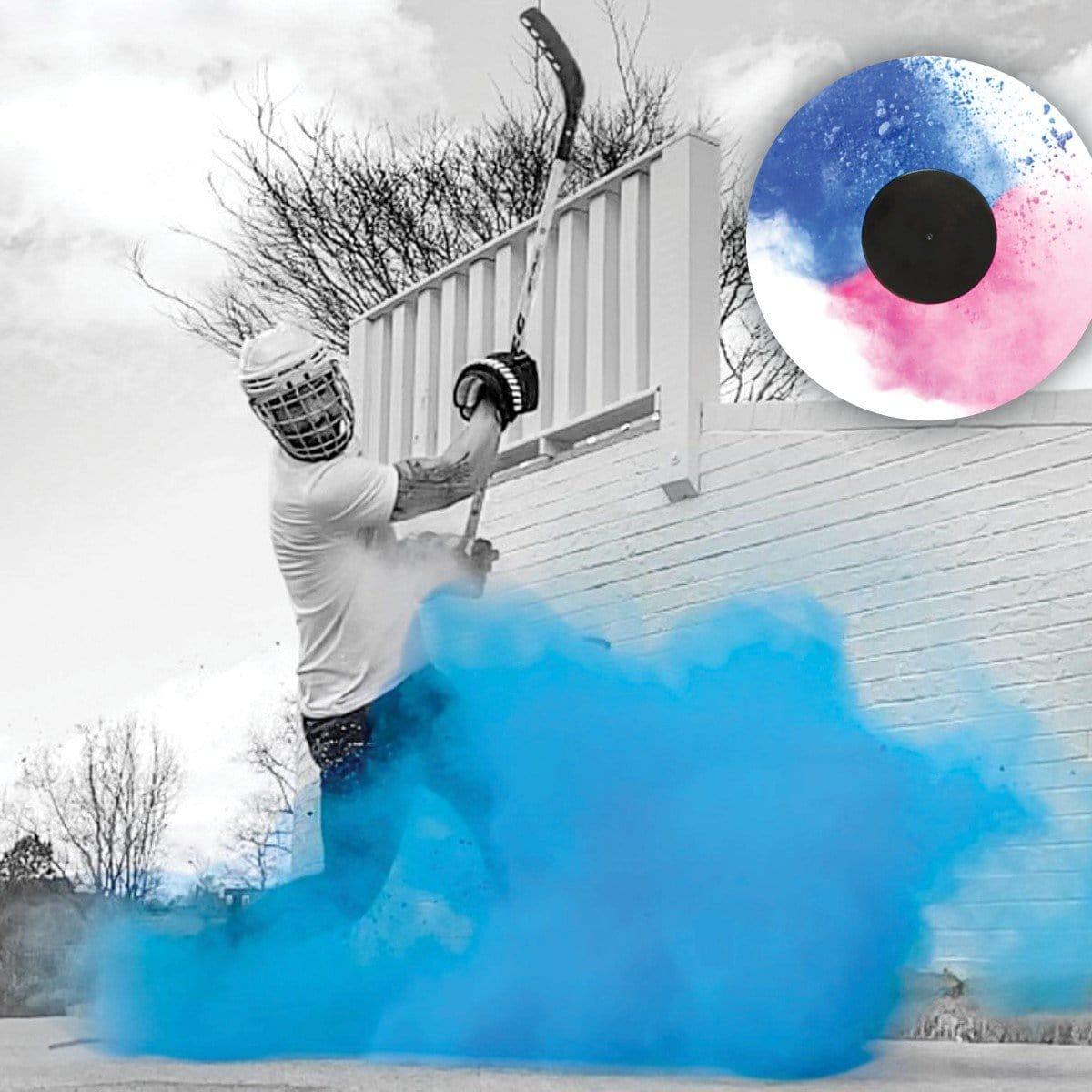 Gender Reveal Hockey Puck - Blue - Image 2