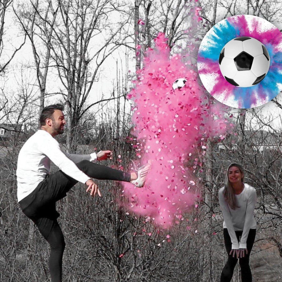 Gender Reveal Soccer Ball - Pink - Image 2