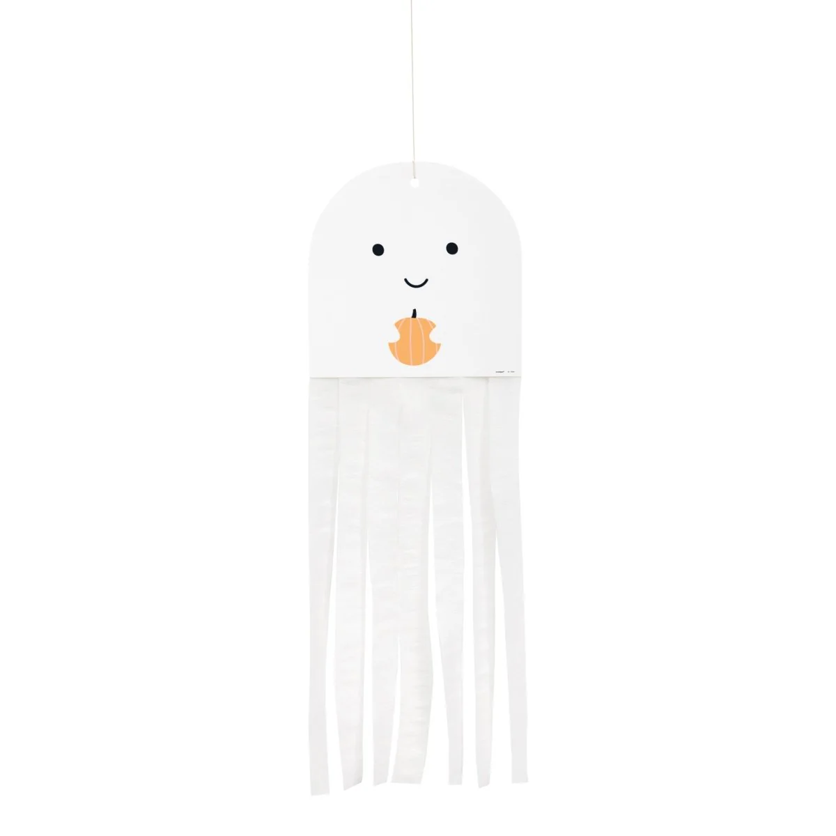 Ghost Paper Hanging Decorations, 3 Count - Image 2