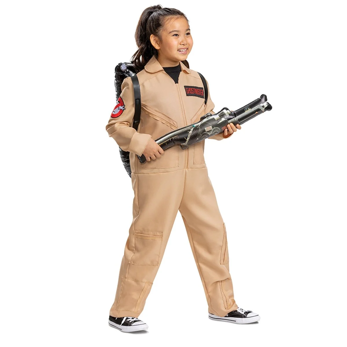 Ghostbusters Deluxe Costume for Kids, Jumpsuit and Proton Pack with Wand - Image 4