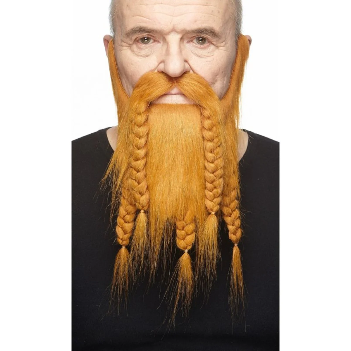 Ginger Braided Beard, 1 Count