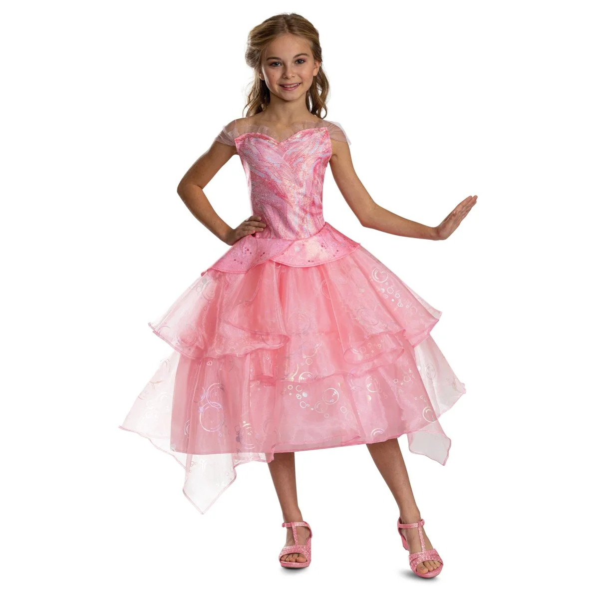Glinda Classic Costume for Kids, Wicked, Pink Dress