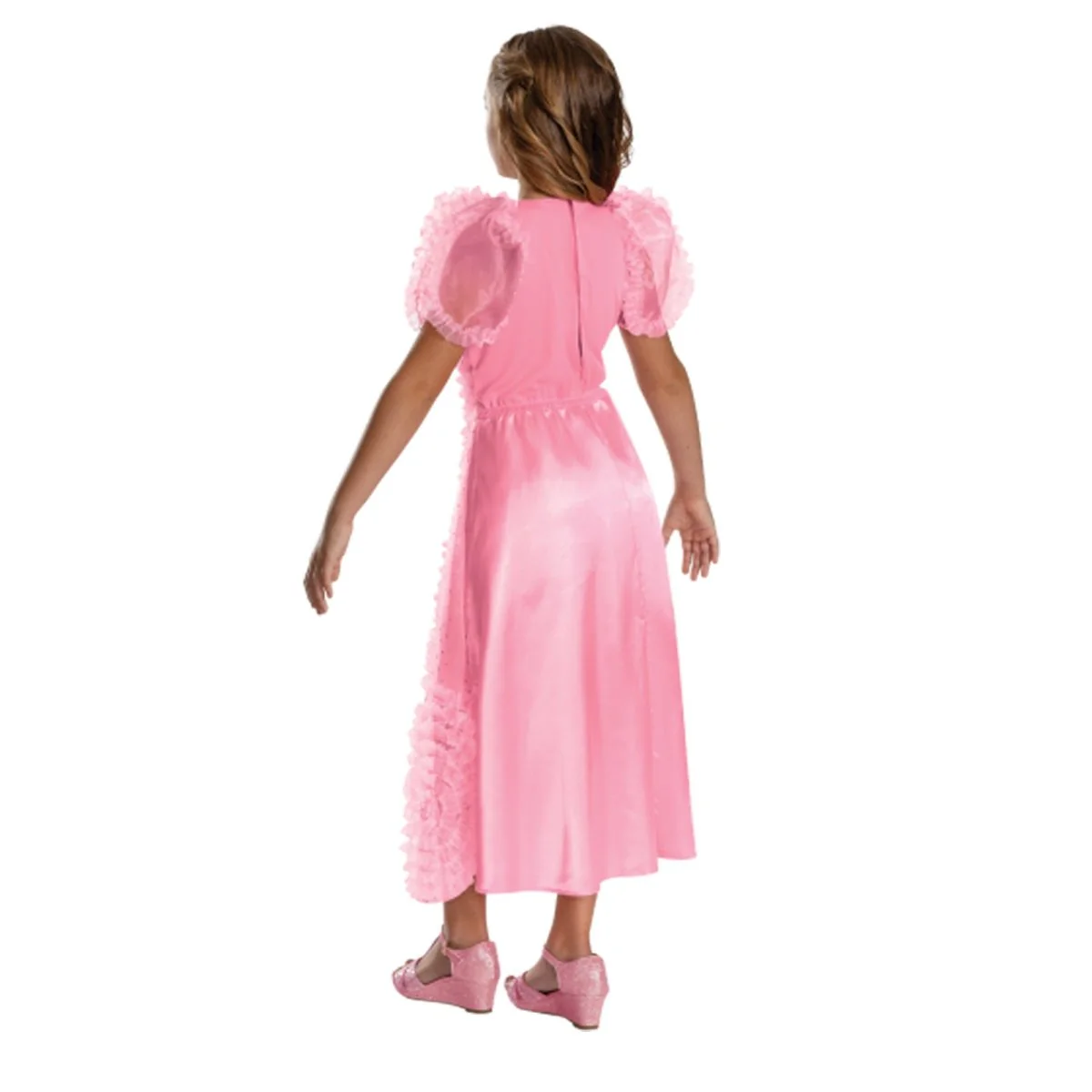 Glinda Popular Pink Dress Costume for Kids, Wicked - Image 3
