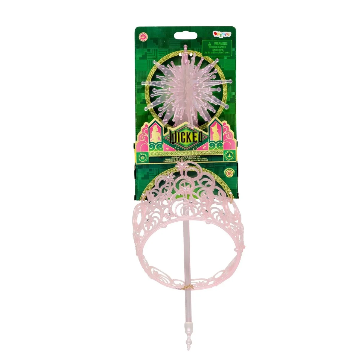 Glinda Wand and Tiara Set for Kids, Wicked