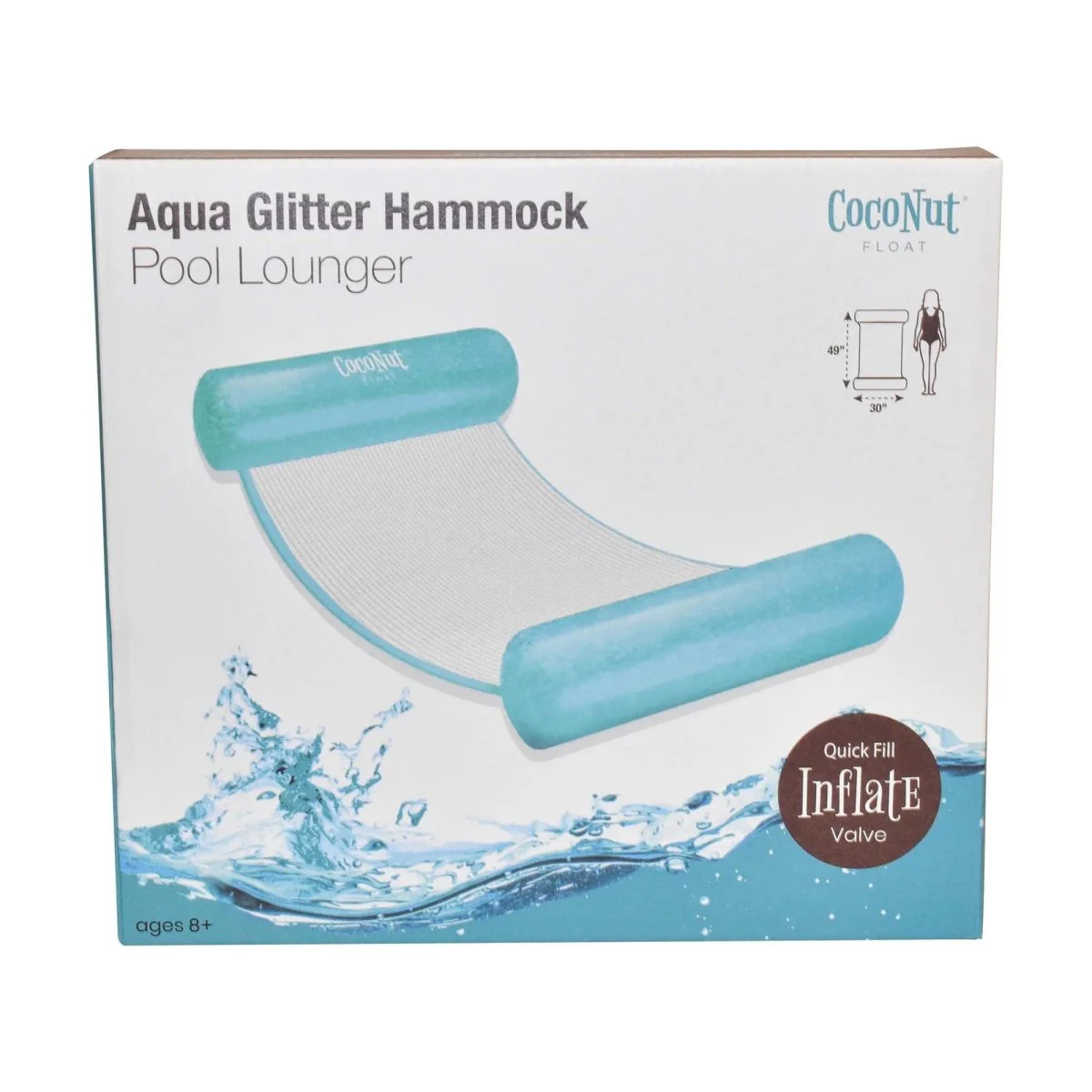 Glitter Hammock Pool Lounger, 30 x 49 Inches, Assortment, 1 Count - Image 5