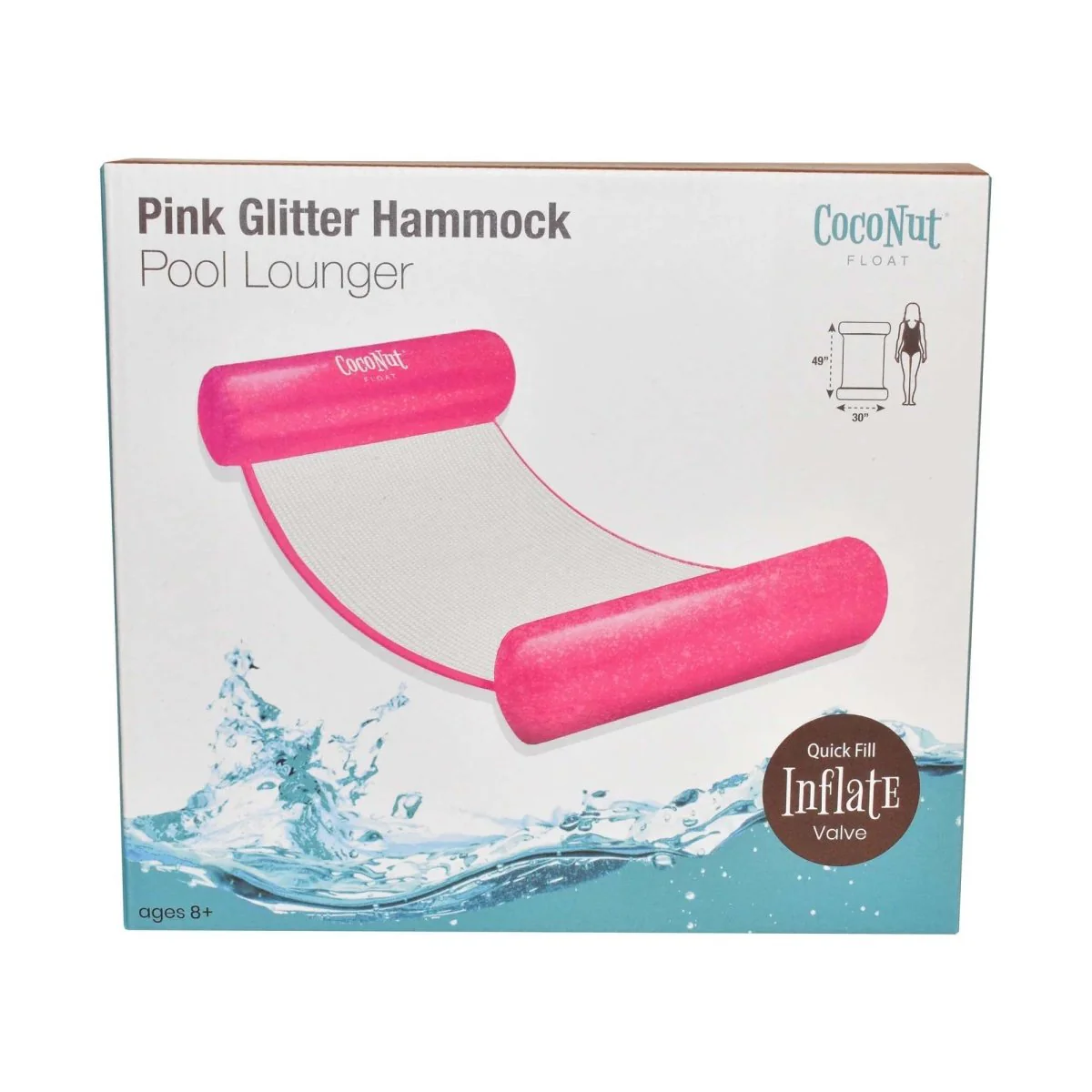 Glitter Hammock Pool Lounger, 30 x 49 Inches, Assortment, 1 Count - Image 7
