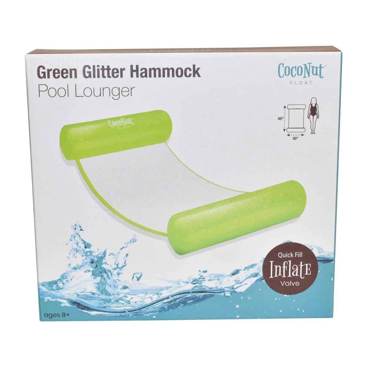 Glitter Hammock Pool Lounger, 30 x 49 Inches, Assortment, 1 Count - Image 8