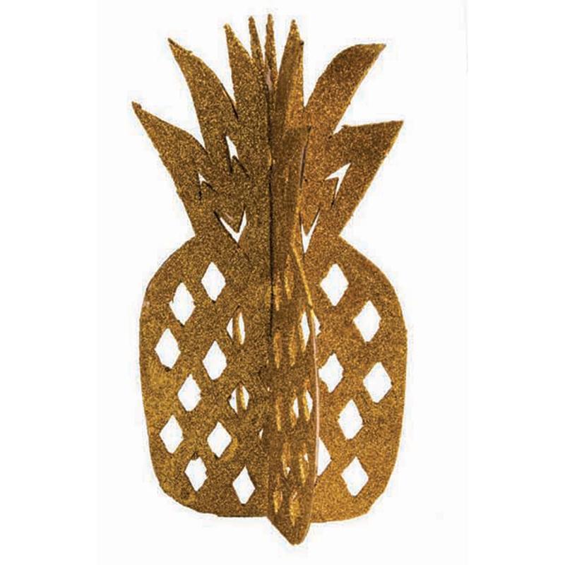 Gold Glitter Pineapple Centerpiece