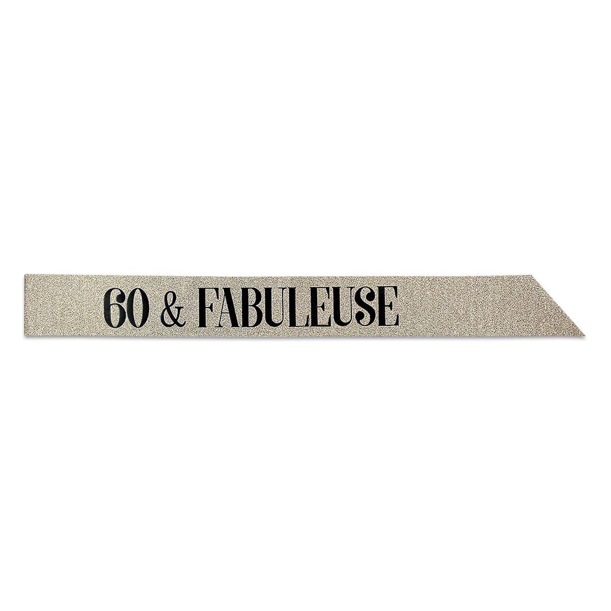 Glitter Sash, ''60 & Fabuleuse'', Gold