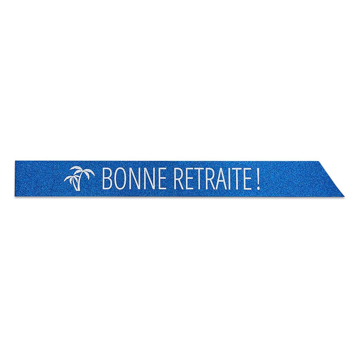 Glitter Sash, ''Bonne retraite'', Blue