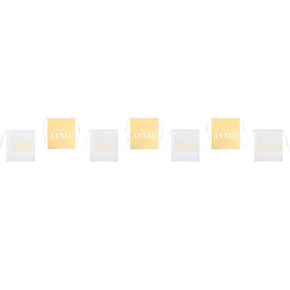 Glittering "Bonne Année" Banner, 118 Inches, 1 Count