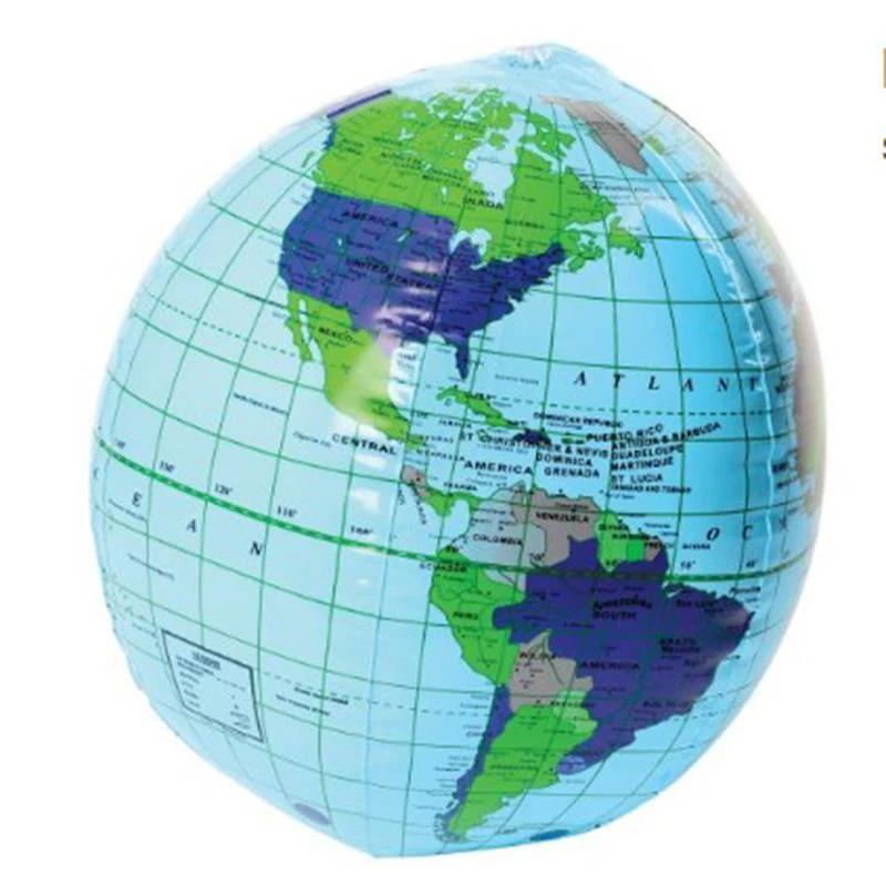 Globe inflatable toy