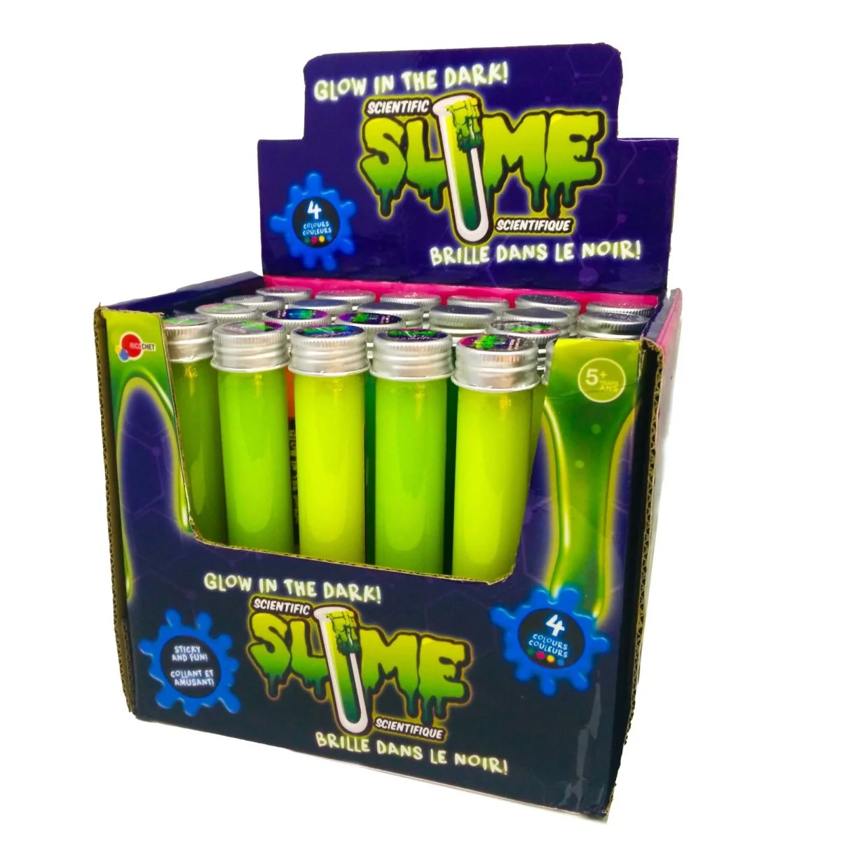Glow in the Dark Scientific Slime Tube, Assortment, 1 Count - Image 2