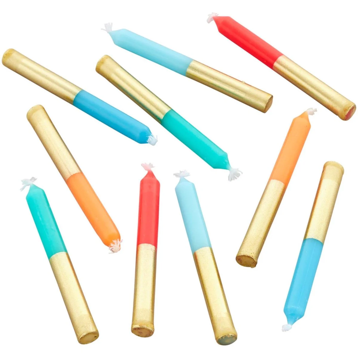 Gold Dipped Candle, 10 Count