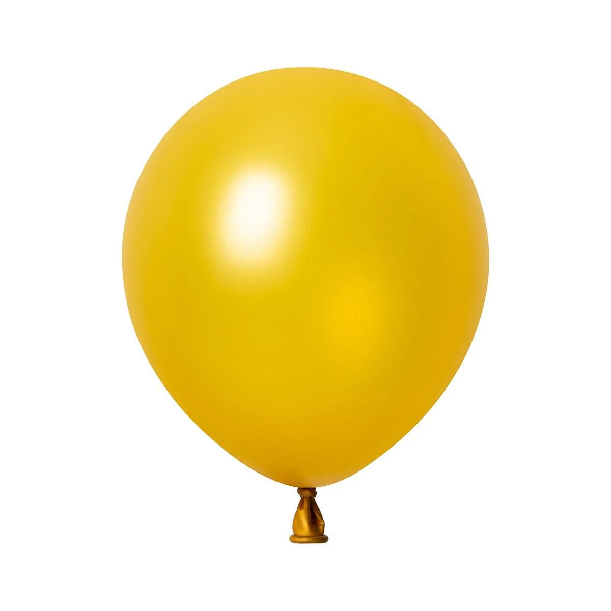 Gold Latex Balloon 12 Inches, Pearl Collection, 15 Count - Image 2