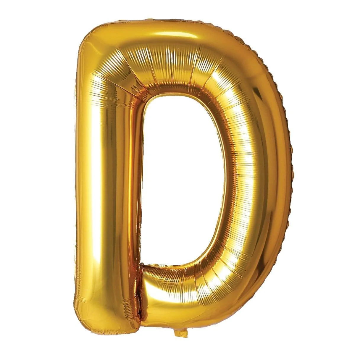 Gold Letter D Foil Balloon, 34 Inches