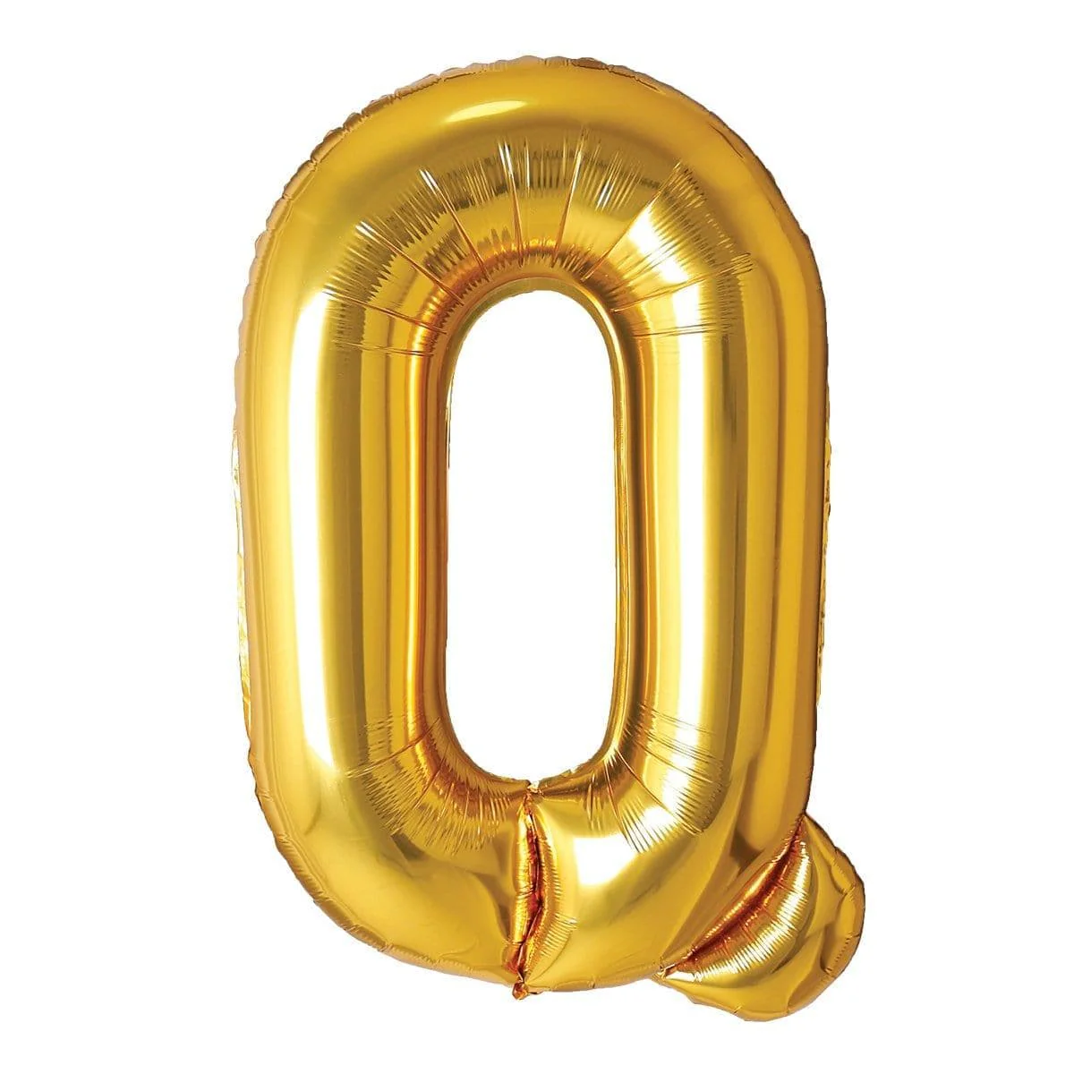 Gold Letter Q Foil Balloon, 34 Inches