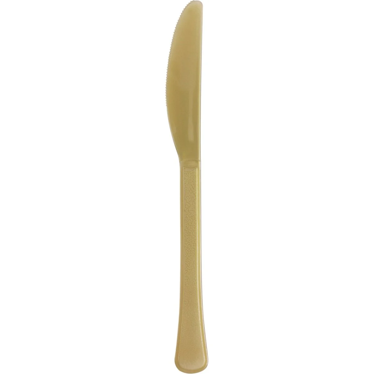 Gold Plastic Knives, 20 Count