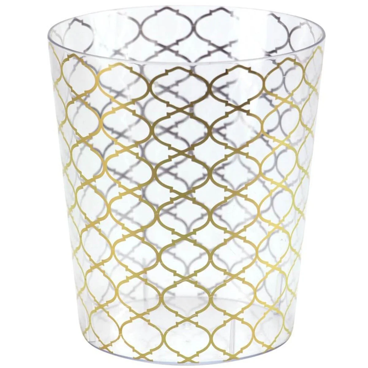 Gold Plastic Trifle Bowl, 55 Oz, 1 Count