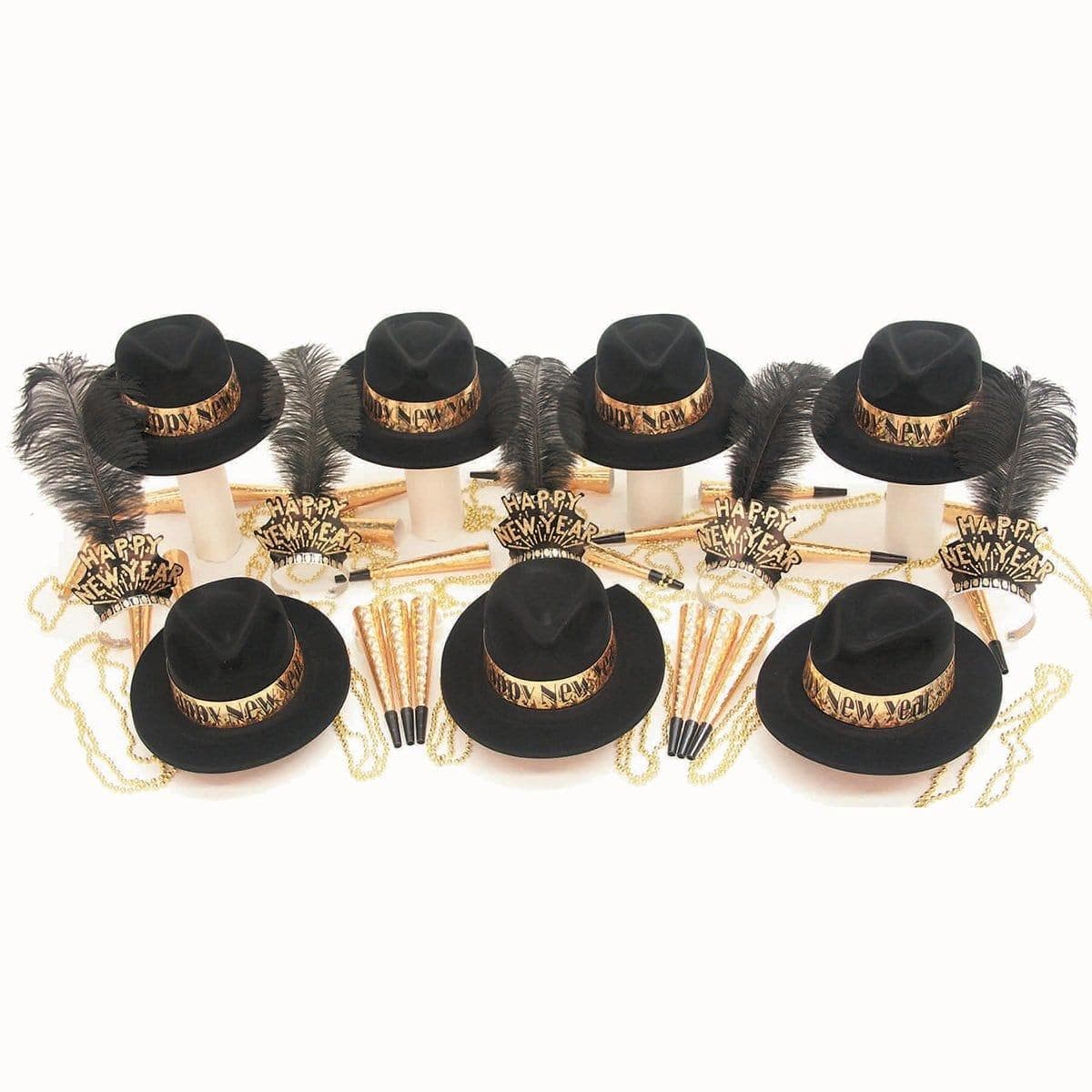 Gold Prism Party Kit for 10 People, 25 Count