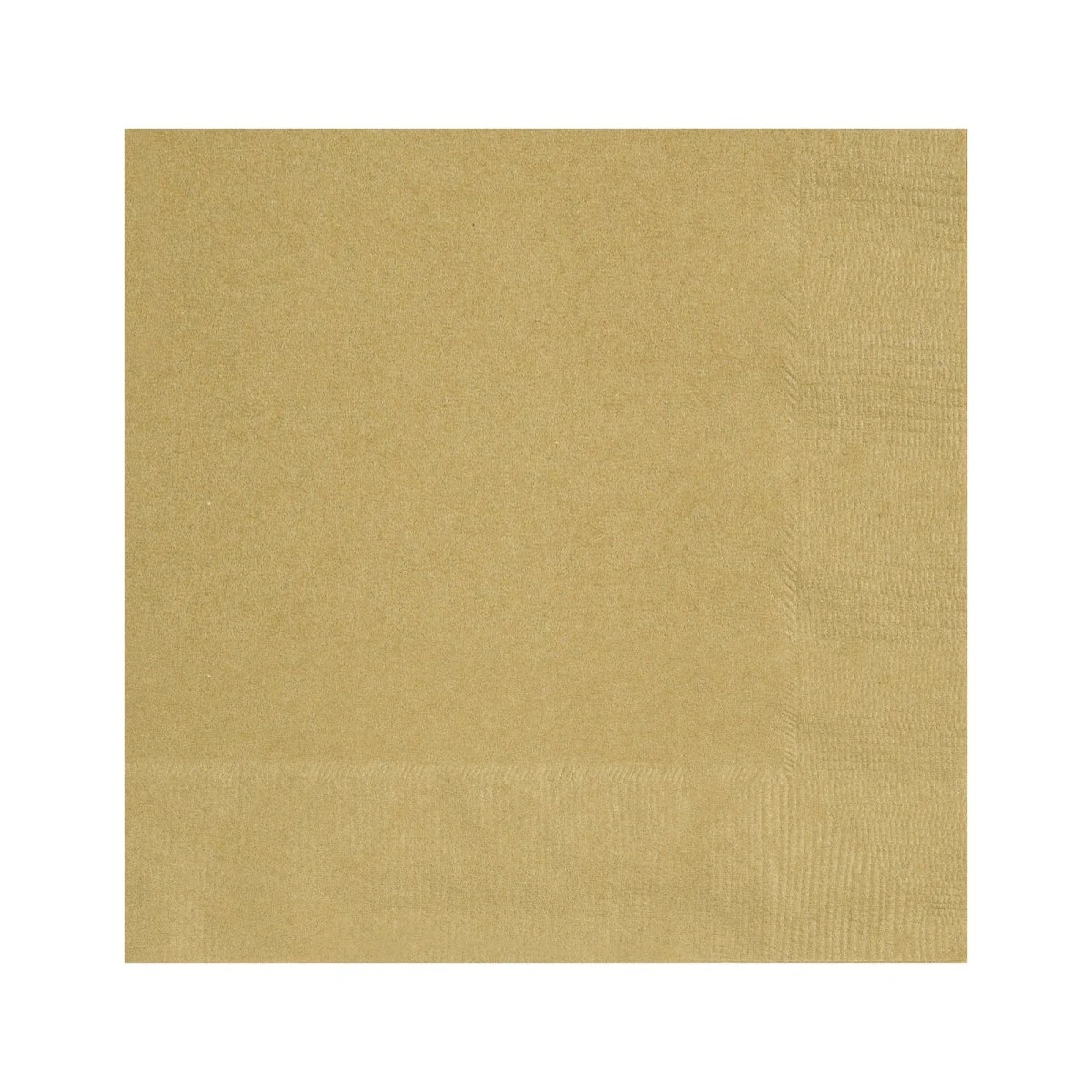 Gold Small Beverage Napkins, 40 Count