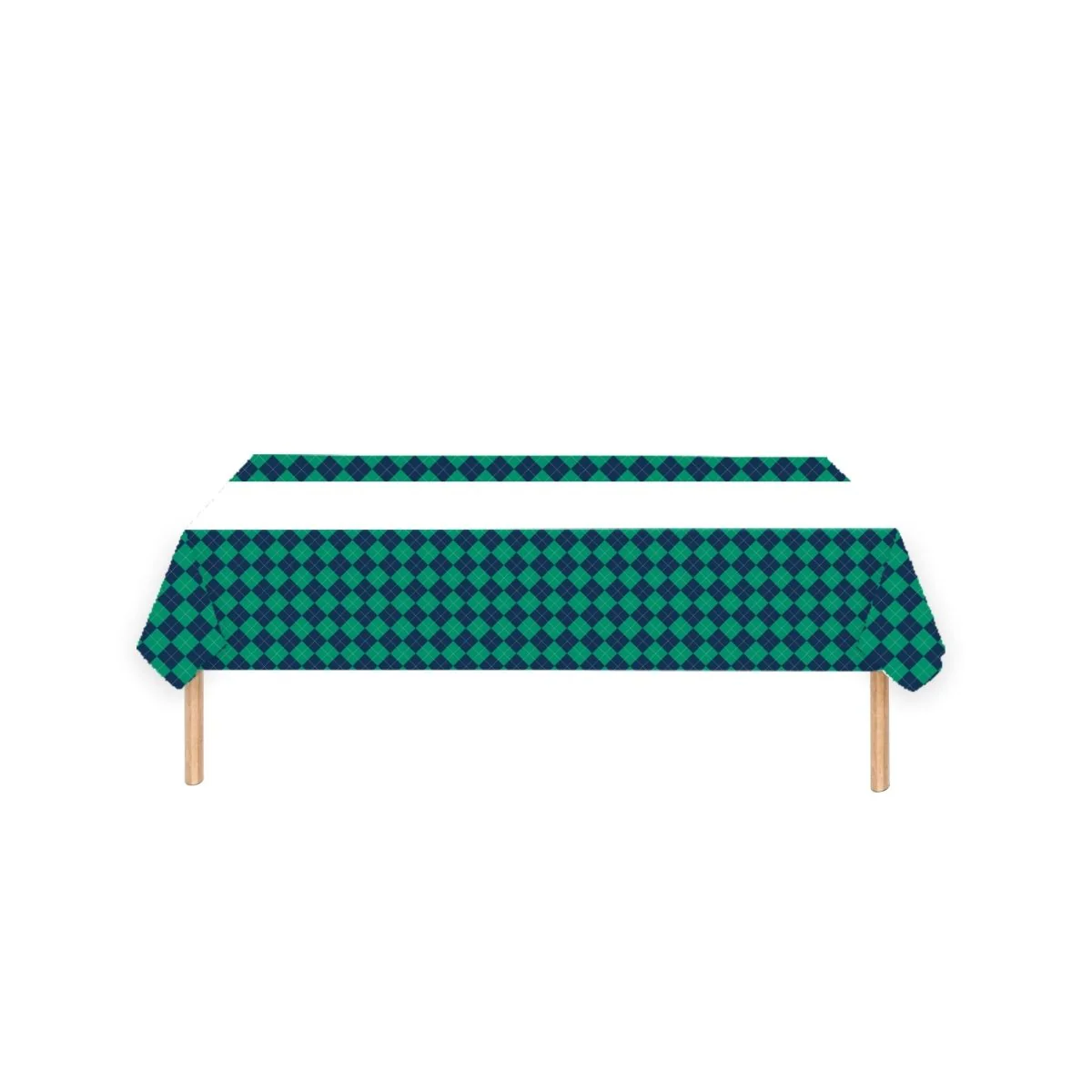 Golf Rectangular Paper Table Cover, 47 x 70 Inches, 1 Count