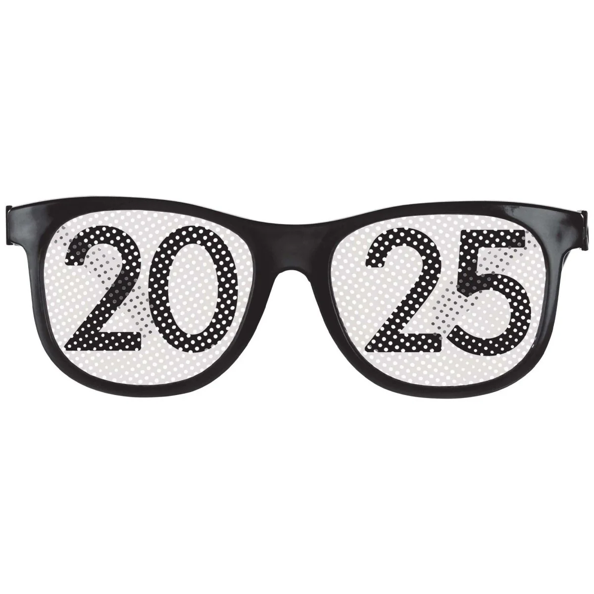 GRAD 2025 Black Glasses, 1 Count