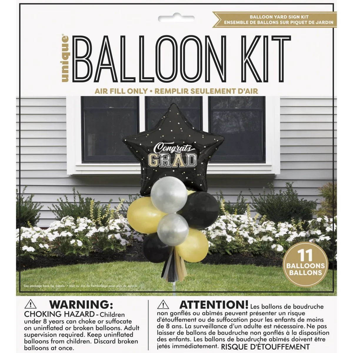 Graduation Balloon Yard Sign Kit, 1 Count - Image 2