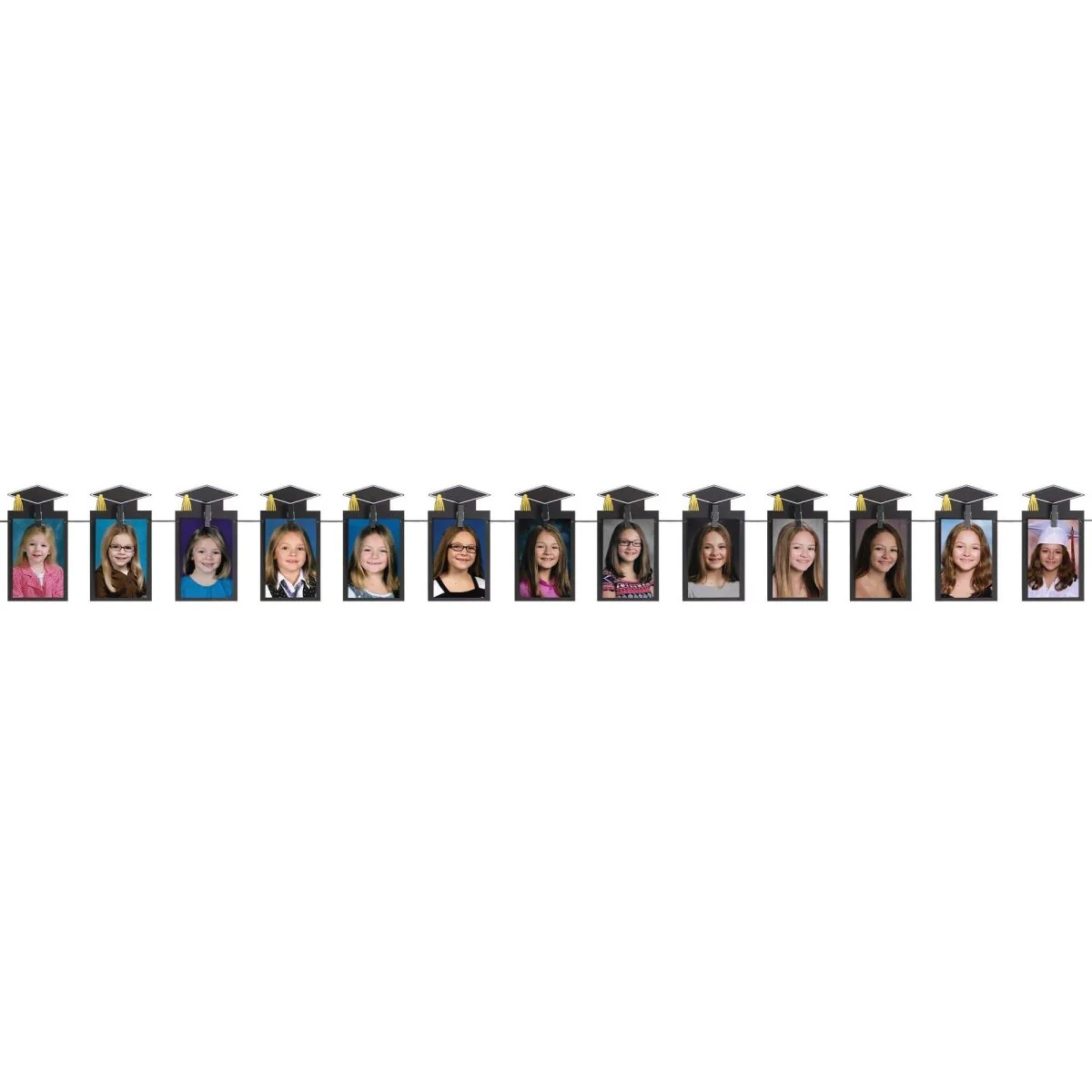 Graduation Photo Garland, 144 x 9 Inches, 1 Count