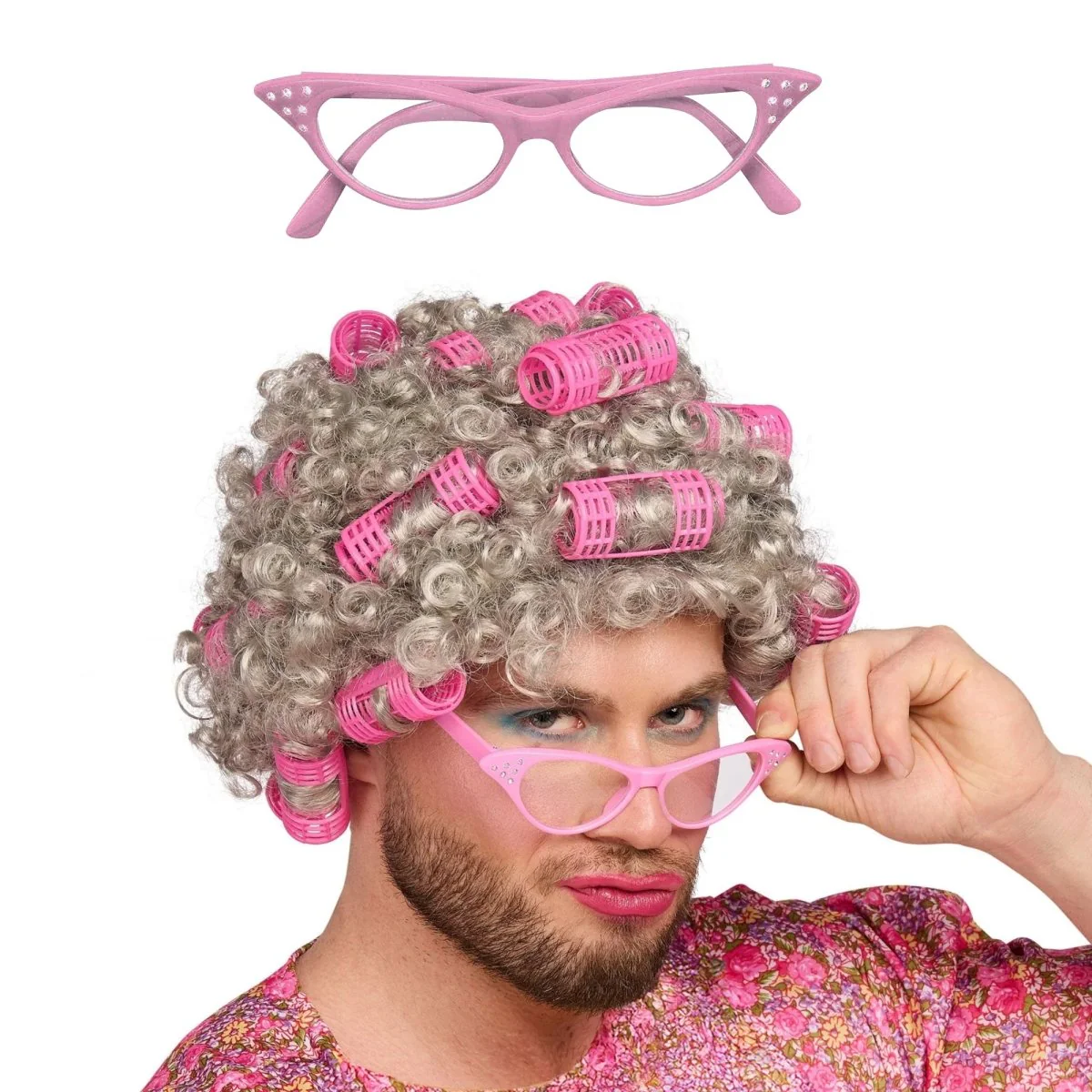 Granny Costume Accessory Kit for Adults