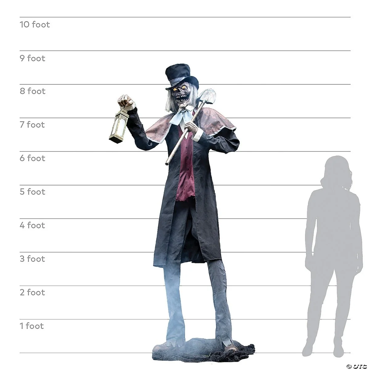 Graveyard Host Animatronic, 102 Inches, 1 Count - Image 2