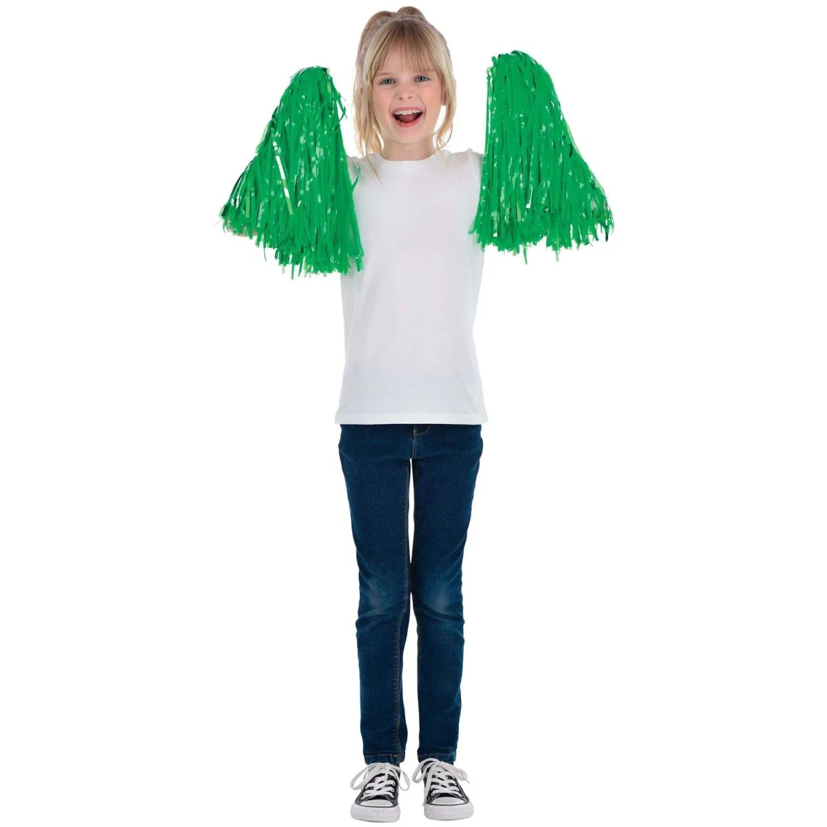 Green Cheerleading Pom Poms, 2 Count