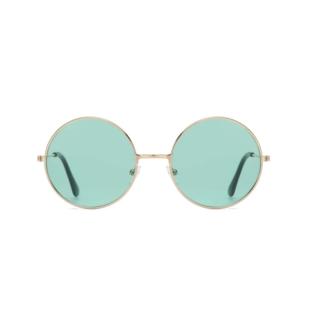 Green Hippie Round Glasses for Adults